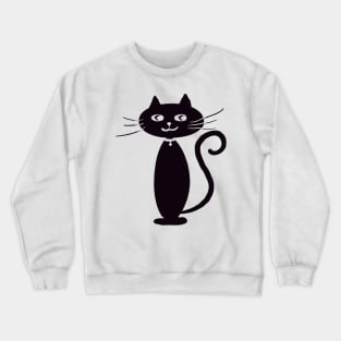 Cosmic Cat Solo (Black) Crewneck Sweatshirt